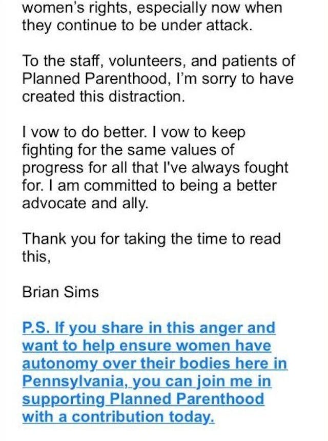 Are minorities better off aborted? Rep. Brian Sims just might think so. image