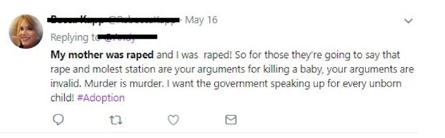 ‘Abortion is not a cure’: Grateful children of rape survivors sound off on Twitter image