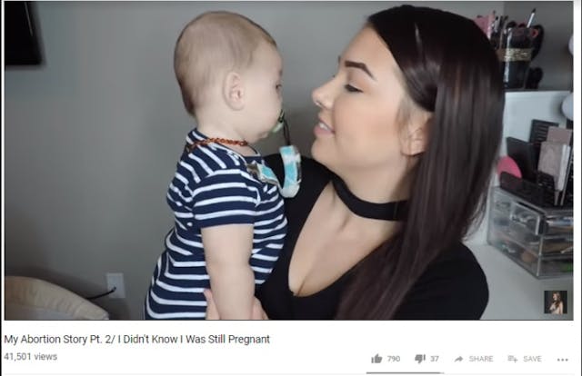 Women claims she took abortion pills and baby survived (Image: Screen shot from video) Image: Women claims she took abortion pills and baby survived