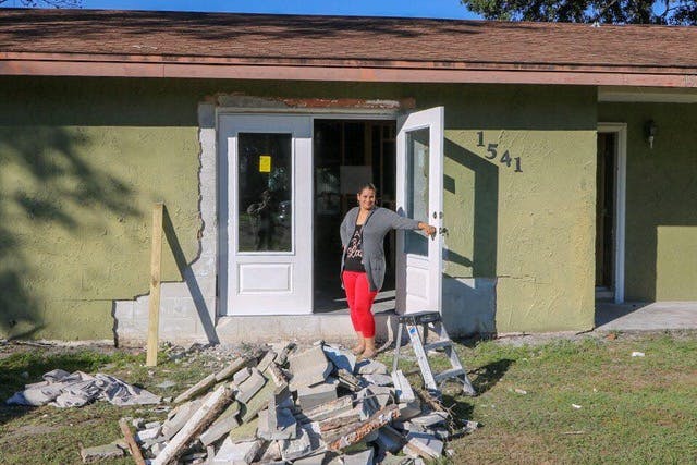 Rodriguez shows off her center’s new home midway through renovations. | Photo Courtesy: Beyond Pregnancy Care Center Rodriguez shows off her center’s new home midway through renovations. | Photo Courtesy: Beyond Pregnancy Care Center