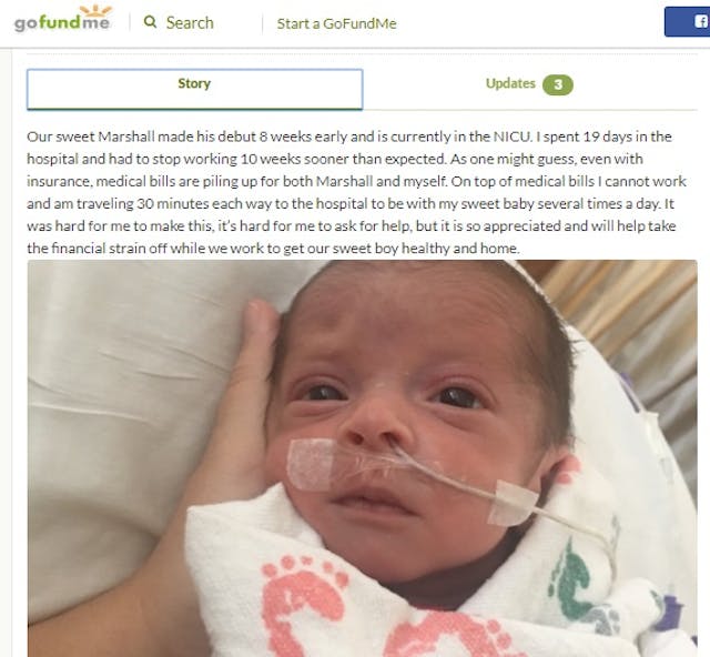 Planned Parenthood Colorado employee’s Go Fund Me page Image: Pregnant Planned Parenthood employee Go Fund Me page