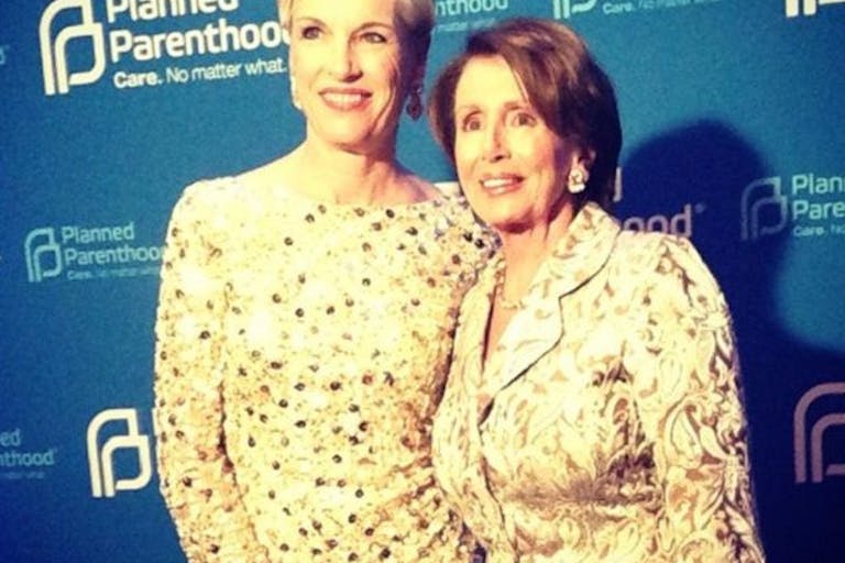 Image: Cecile Richards and Nancy Pelosi (Image: Breitbart)