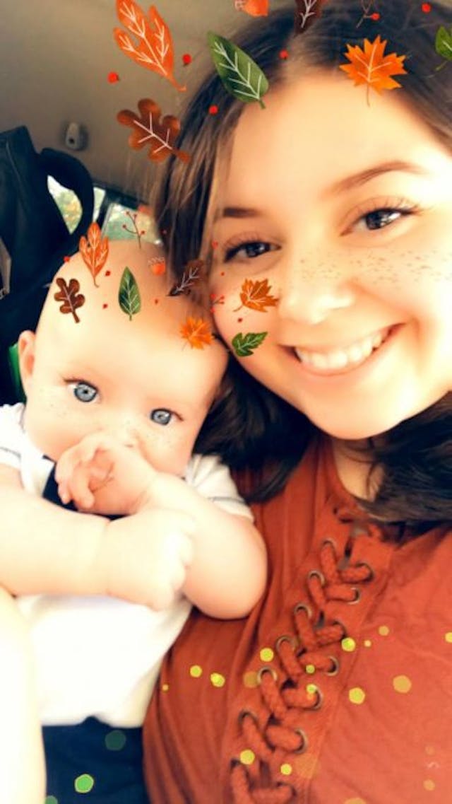 Anissa and her son, Dallas (photo provided by the author) pregnant at 17