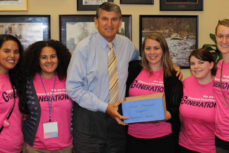 Joe Manchin, abortion