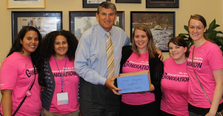 Joe Manchin, abortion