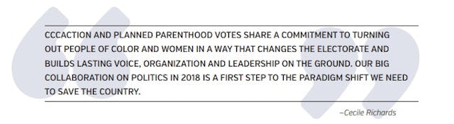 Center for Community Change works with Planned Parenthood Image: Center for Community Change works with Planned Parenthood