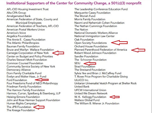 Image: Center for Community Change 2017 Annual Report collaborates with eugenics organizations