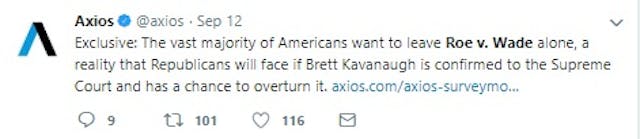 Image: Axios Poll on Roe V Wade misleading (Image: Twitter)
