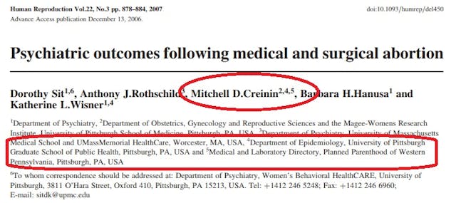 Mitchell Creinin Med director Planned Parenthood PA by Oxford University Press pro-abortion