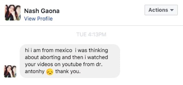 These Live Action videos have saved 13 babies from abortion image