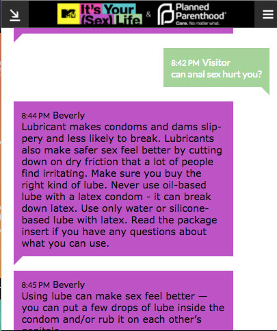 Planned Parenthood chat gives undercover ‘teens’ unsafe advice on sex image