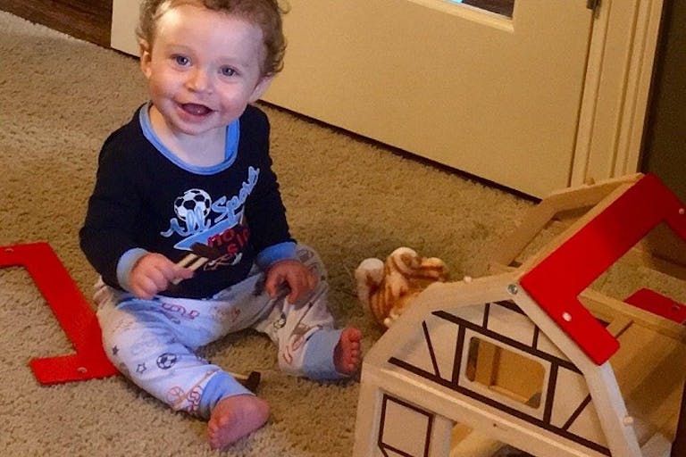 Baby W is thriving two years after his birth mother left him at an urgent care location under safe haven laws.