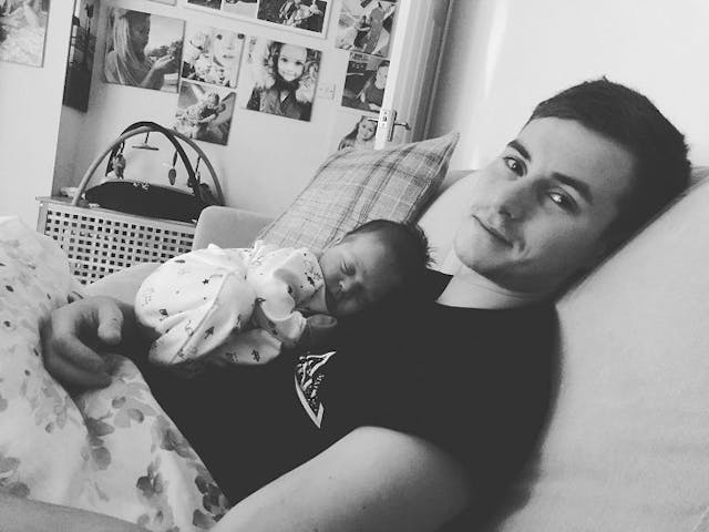 Baby Reu and his dad. Photo courtesy of Carly-Jo Newbold. Baby Reu and his dad. Photo courtesy of Carly-Jo Newbold.