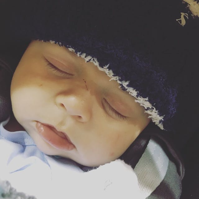 Baby Reu is doing well after a miscarriage scare at 7 weeks. Photo courtesy of Carly-Jo Newbold. Baby Reu is doing well after a miscarriage scare at 7 weeks. Photo courtesy of Carly-Jo Newbold.