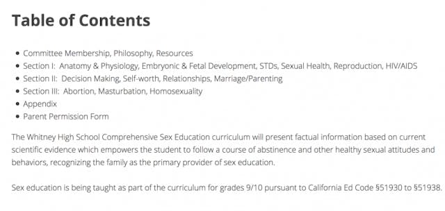 sex education