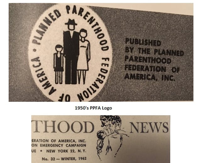 1950’s Planned Parenthood Logos (Image credit: A Tradition of Choice by PPFA) Image: 1950's Planned Parenthood Logos