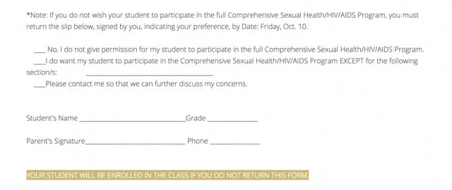 sex education