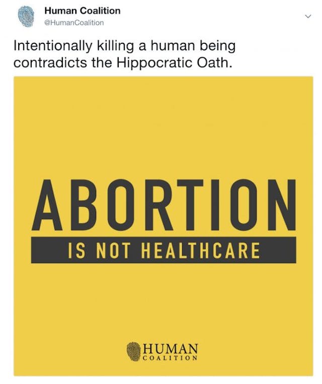 Screenshot, Human Coalition ad Screenshot, Human Coalition ad