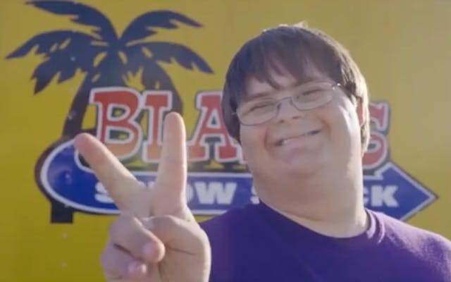 Down syndrome business owner Blake Pyron Image: Blake Pyron