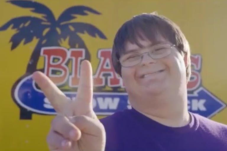 Down syndrome business owner Blake Pyron Image: Blake Pyron