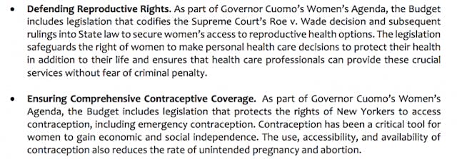 New York budget bill would repeal abortion laws protecting preborn babies image