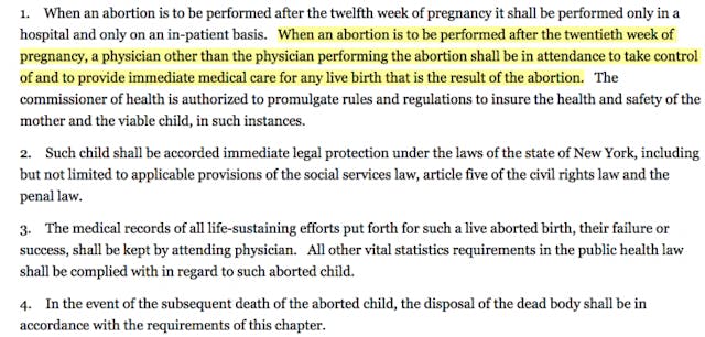 New York budget bill would repeal abortion laws protecting preborn babies image