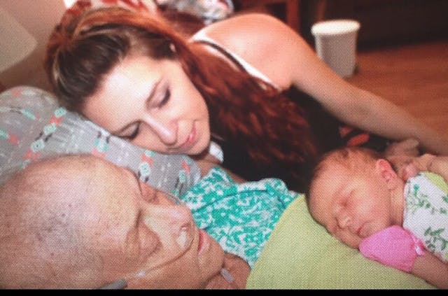 Jamie, her grandmother Duckie, and baby Grace-Lynn (courtesy of Jamie Jeffries)