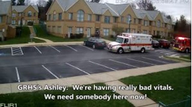 Ambulance arrives at Carhart abortion clinic