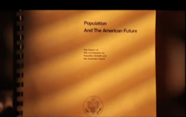 Commission on Population Growth and the American Future screen grab from Maafa21 Commission on Population Growth and the American Future screen grab from Maafa21