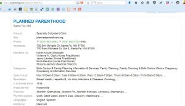 PLanned Parenthood Vivianne Clark