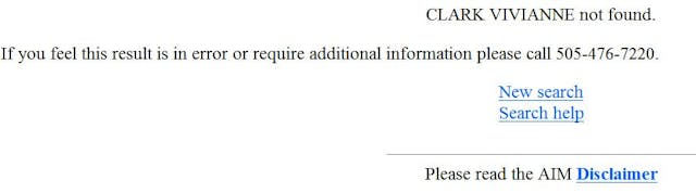 Vivianne Clark NM Medical Board license verification