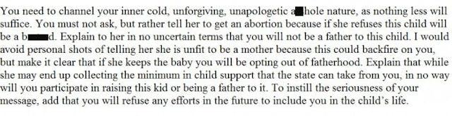 Disagreeing with women doesn’t promote misogyny and abuse. Abortion does. image