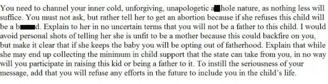 Disagreeing with women doesn’t promote misogyny and abuse. Abortion does. image