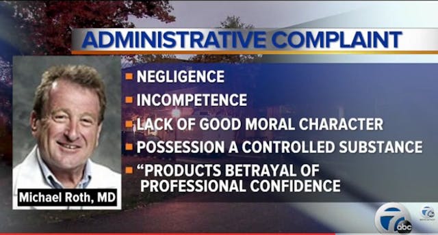 Asministrative COmplaint Roth Abortion Fetus Car