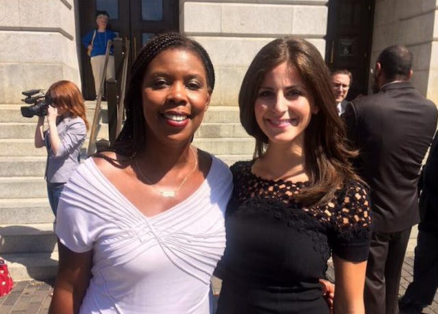 Live Action President Lila Rose with Star Parker, founder of CURE. Screen shot 2015-08-27 at 9.30.26 AM