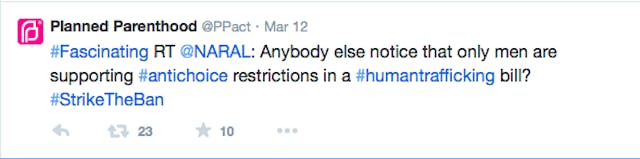 NARAL, PLanned Parenthood, human trafficking