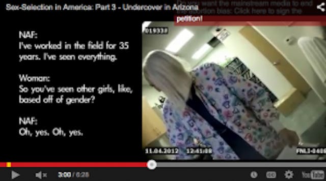 Sex-selective abortion, gendercide, investigation