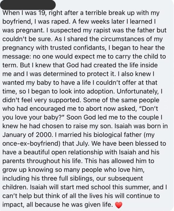 Pro-life photographer asked for stories of choosing life… and the response was amazing image