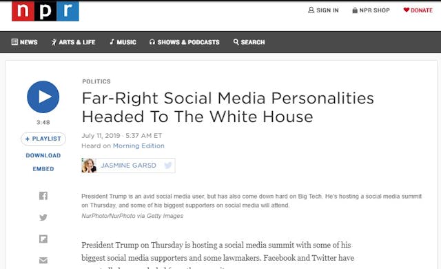 NPR social media summit on censorship of pro-life calls attendees far right Image: NPR social media summit on censorship of pro-life calls attendees far right