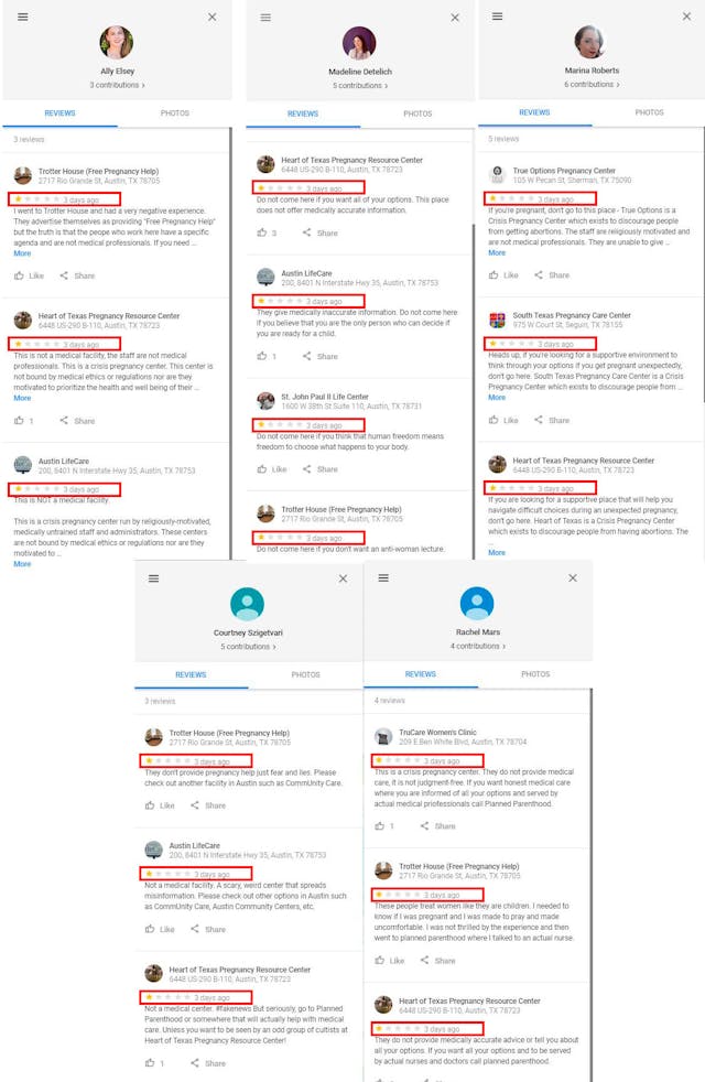 Abortion supporters left fake bad reviews about pregnancy centers. It backfired. image