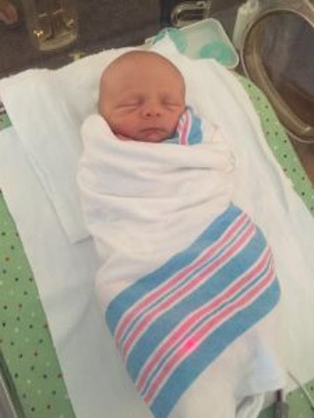 Baby Charlie. Photo via Facebook. Baby Charlie. Photo via Facebook.