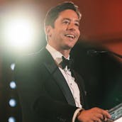 Rose Circle Benefit #3 Michael Knowles speaking at a podium