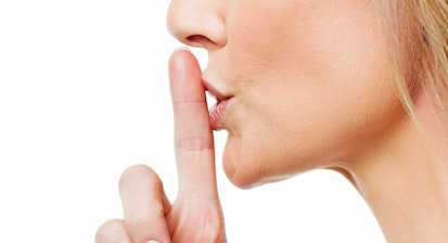Woman Asking for Silence