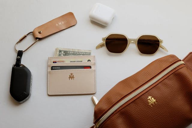 A pile of accessories