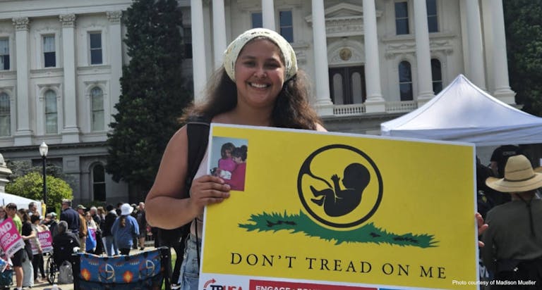 Madison Mueller CA March for Life