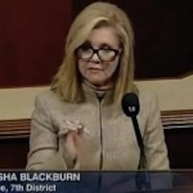 Congresswoman Marsha Blackburn. blackburn