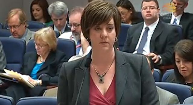 Planned Parenthood’s representative speaks against the Infant Born Alive Act. Planned Parenthood's representative speaks against Infant Born Alive Act