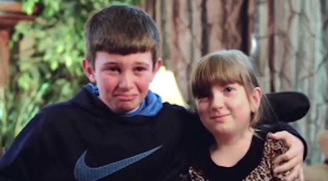 Lindsay Cochran and her brother