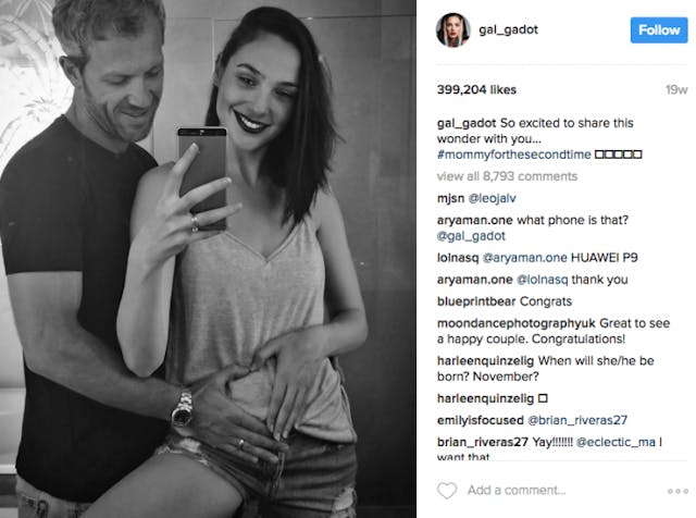 ‘Wonder Woman’ star Gal Gadot celebrates pregnancy: I am thankful for all the ‘wonders’ in my life image