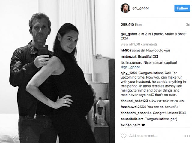 ‘Wonder Woman’ star Gal Gadot celebrates pregnancy: I am thankful for all the ‘wonders’ in my life image